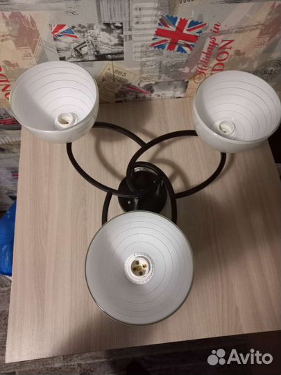 Люстра потолочная бу