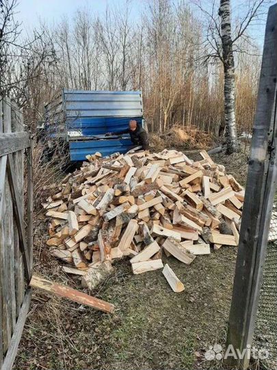 Дрова березовые. Колотые