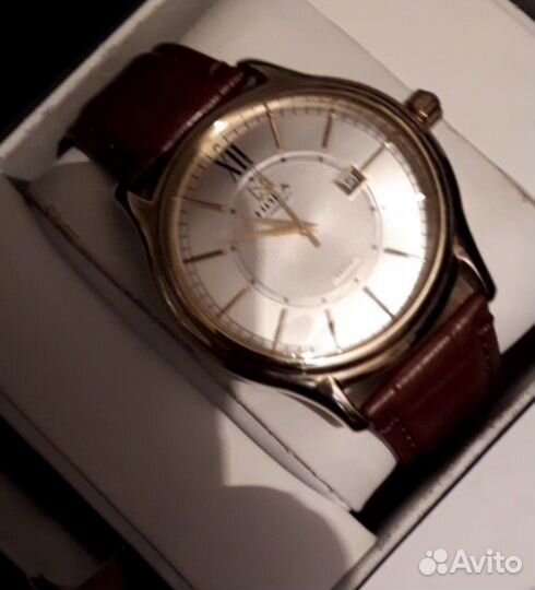 Мужские золотые часы Ника