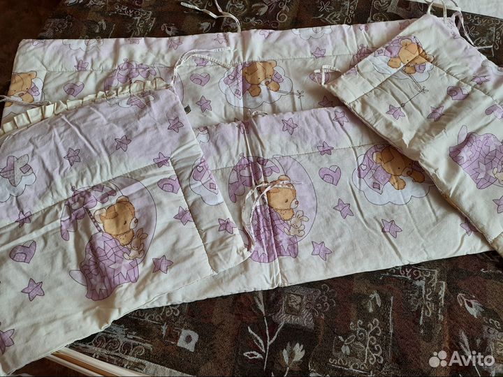 Бортики в детскую кроватку бу