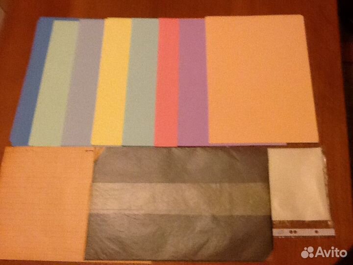 Калька, копирка, миллиметровка бумага цветная