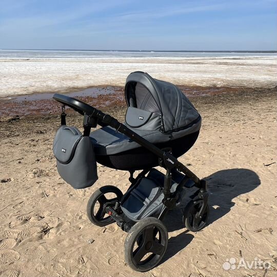 Коляска 3 в 1 Verdi Mirage эко кожа