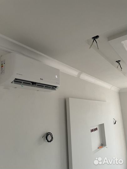 Монтаж спли-систем (кондиционеров). Альпинист