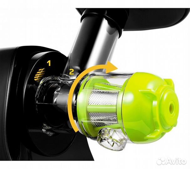 Соковыжималка шнековая Kitfort KT-1111-1 зеленый