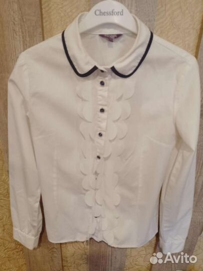 Рубашки школьные с длинным рукавом и блузка