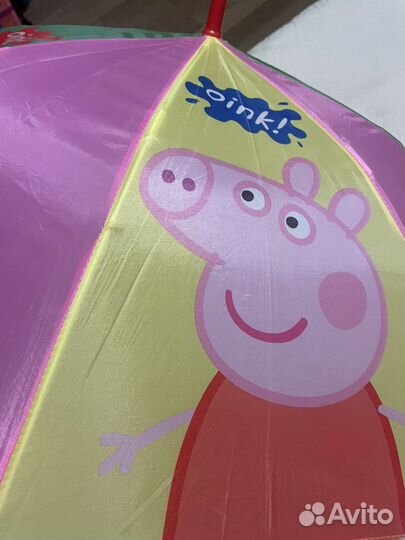 Зонт-трость Свинка пеппа