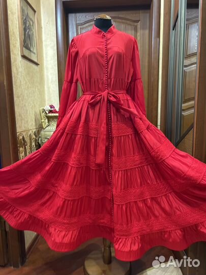 Платье zimmermann красная страсть