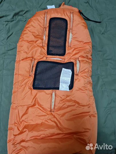 Зимний конверт в коляску на овчине