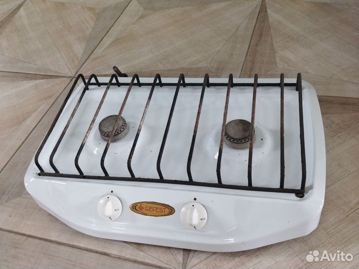 Настольная газовая плита 2 конфорки