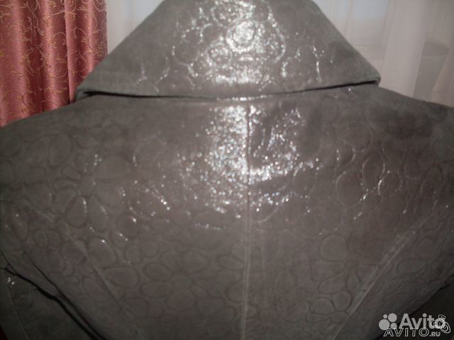 Кожанный плащ