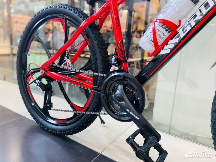 Велосипед горный на литых дисках grom R 26