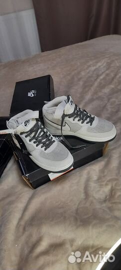 Кроссовки зимние nike air force 1