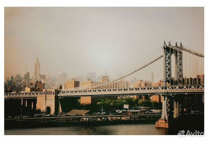 Картина IKEA Бьёркста, холст, манхэттенский мост