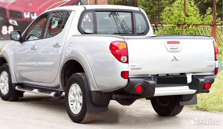 Брызговики широкие Mitsubishi L200 2007-2015 (4шт)