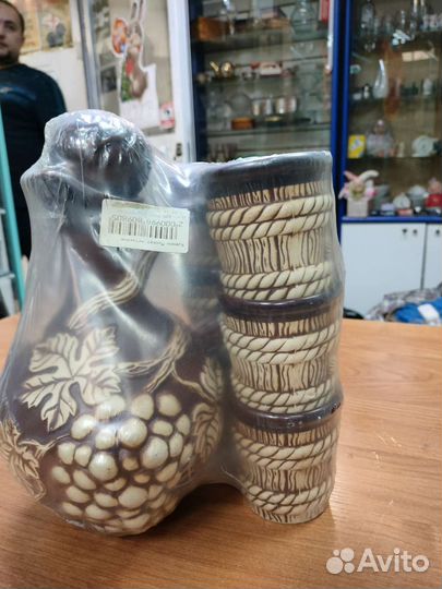 Керамика Кувшин мускат + стаканы