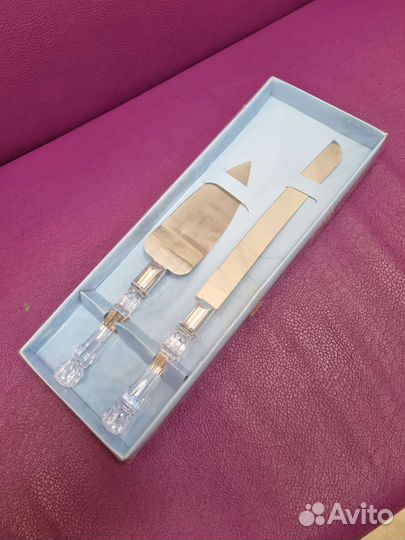 Нож и лопатка для торта