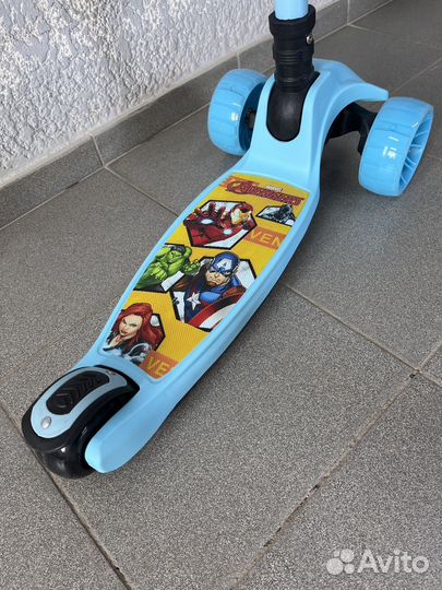 Самокат детский трехколесный складной