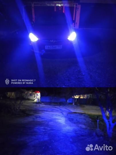 LED H4 диодные лампы