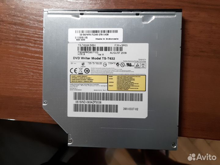 DVD-RW привод tsst TS- T632 щелевой