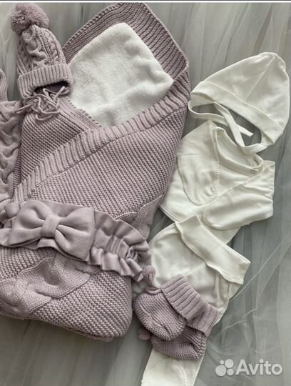 Конверт на выписку новорожденных осень \зима