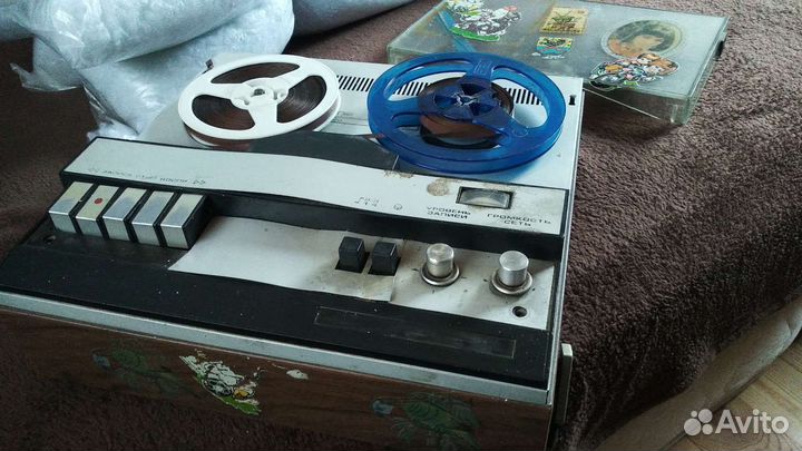 Катушечный магнитофон приставка нота 304