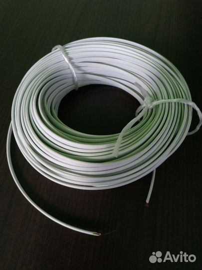 Кабель телефонный 6p4c, 4-жильный медный