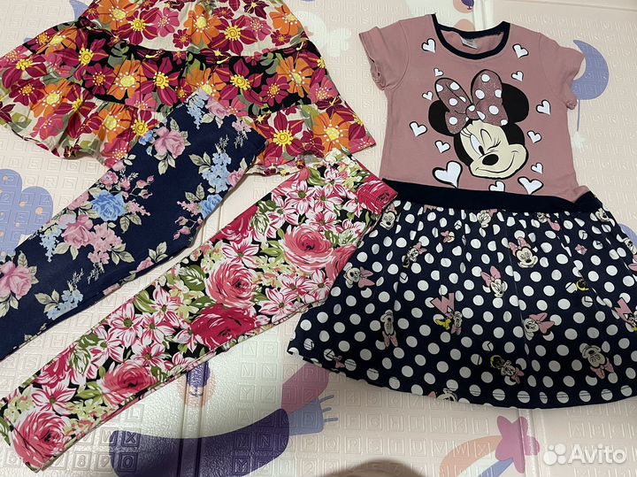 Одежда для девочки пакетом 110 116