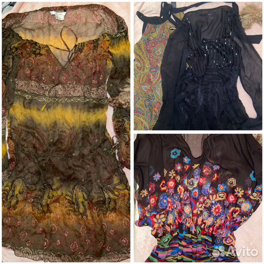 Платье-туника шелк Guess Silvian Zara