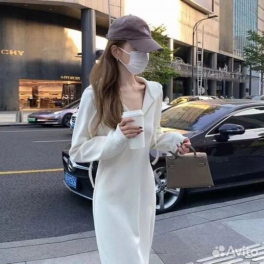 Платье толстовка повседневное домашнее