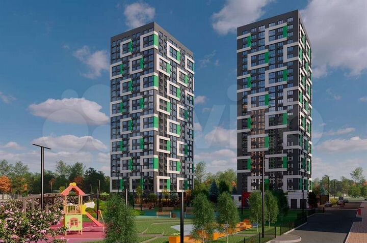 2-к. квартира, 63,6 м², 10/25 эт.