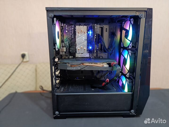 Игровой пк+изог.мон RTX 2060/Ryzen 5 3600/27