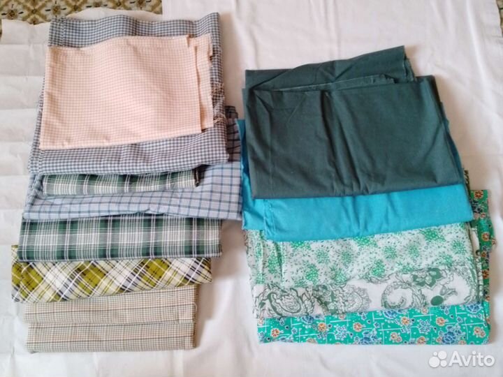 Ткани:лен, атлас, ф ланель и др