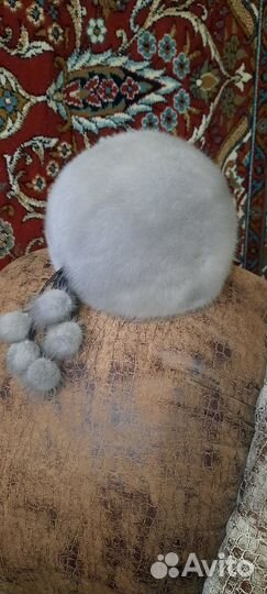 Шапка норковая женская