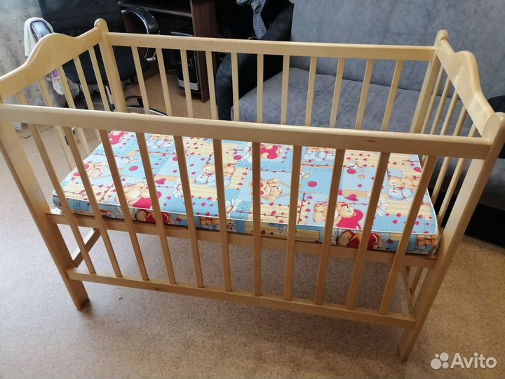 Детская кровать для новорожденных бу