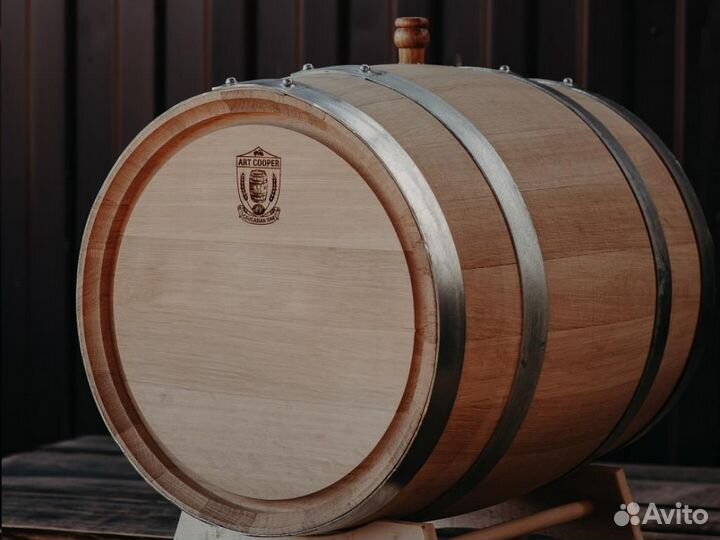 Бочка дубовая заливная, 20л (Сильный обжиг) Майкоп