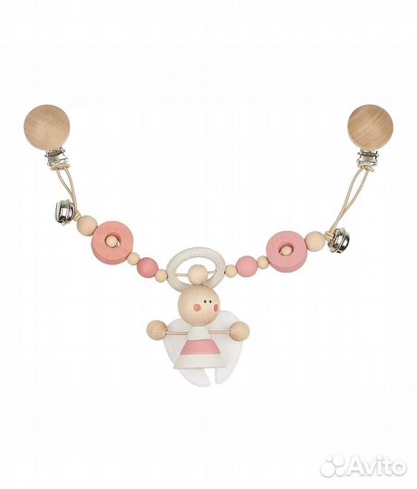 Растяжка и подвеска из дерева на коляску