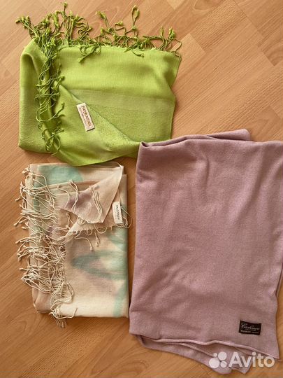 Палантин шелк и кашемир Италия