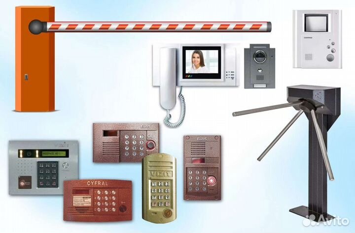 Система видеонаблюдения и домофония
