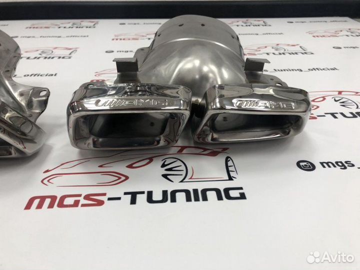 Насадки на выхлоп 63AMG на ML/GL