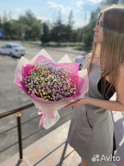 Букет из гипсофилы