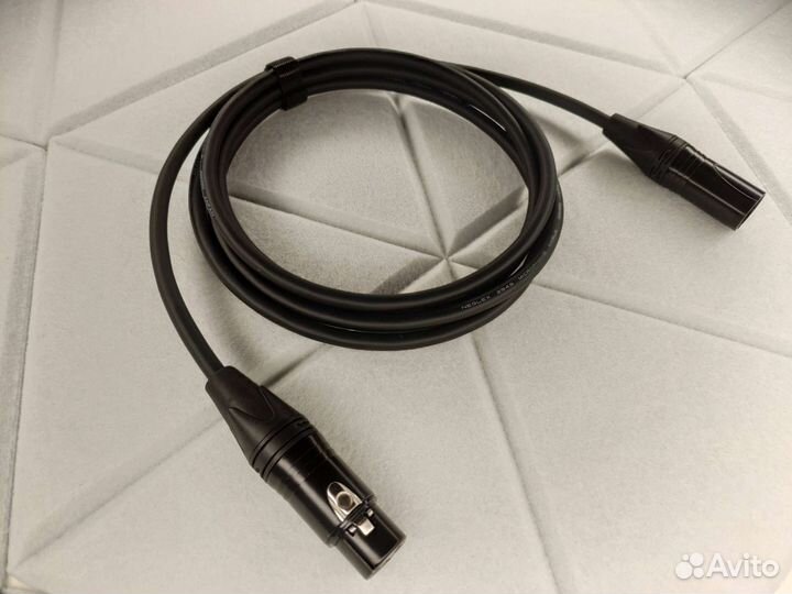 Xlr штекер на Xlr гнездо mogami 2549