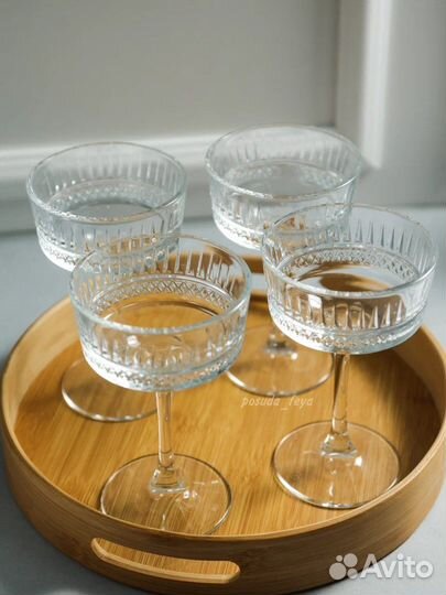 Бокалы для шампанского 4 шт