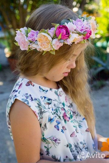 Ободки из цветов