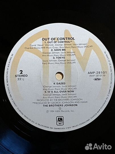 The Brothers Johnson – Out Of Control (6227)