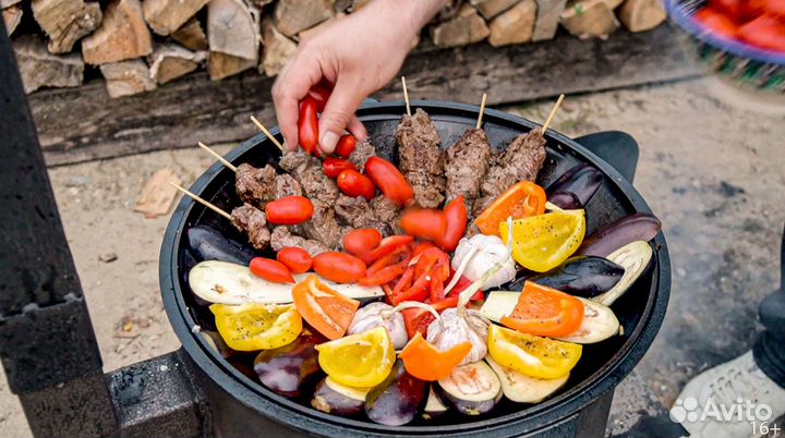 Новые чугунные саджи на ножках