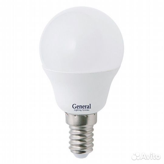 Лампа светодиодная glden-G45F-7-230-E14-6500