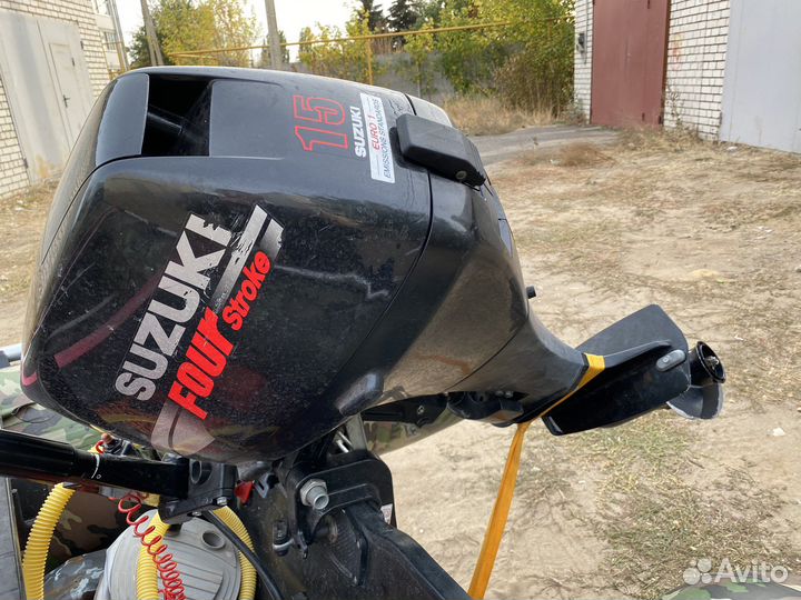Лодка Badger мотор Suzuki df15