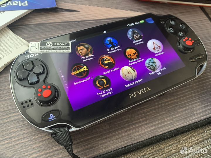 Sony PS Vita Fat Black 128gb 7500 игр (комплектом)