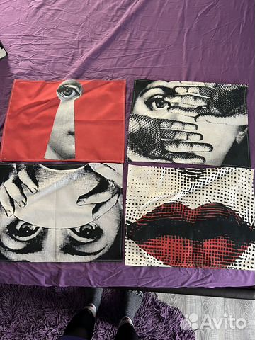 4 Салфетки на стол форназетти fornasetti плейсмат