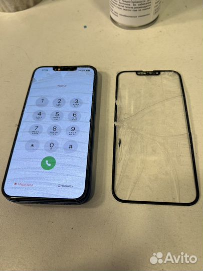 Замена стекла дисплея